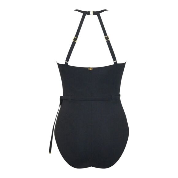 Amoressa Women's Size 8 MEDIUM Beau One Piece Black Miracle Suimsuit - Picture 8 of 8